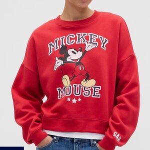 BNWT GAP x Disney Oversized Sweatshirt Red - women’s small